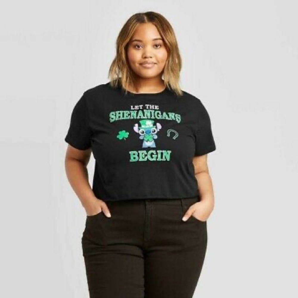 Disney Let The Shenanigans Begin Stitch Tee Size M